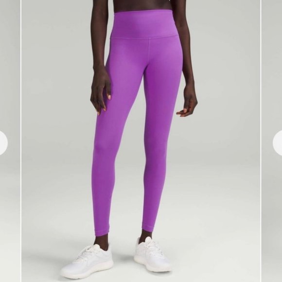 NWT Lululemon Wunder Train HR Tight 28" Moonlit Magenta - Picture 1 of 6
